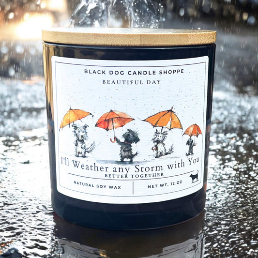 I’ll Weather any Storm with You Double WIck Candle