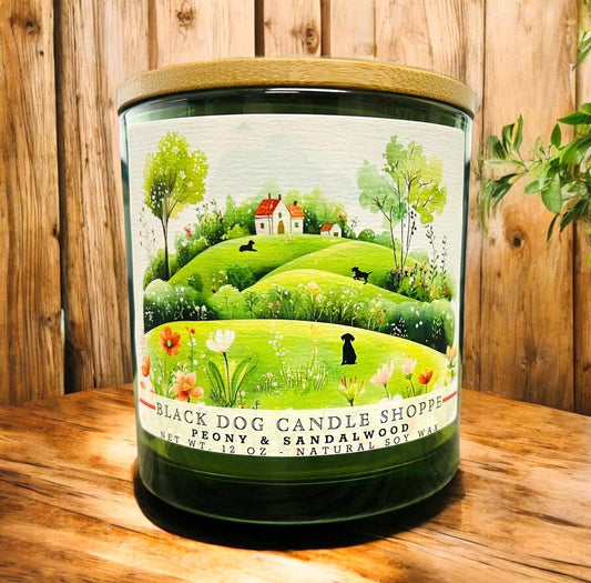 Hello Spring Double Wick Candle - Peony and Sandalwood