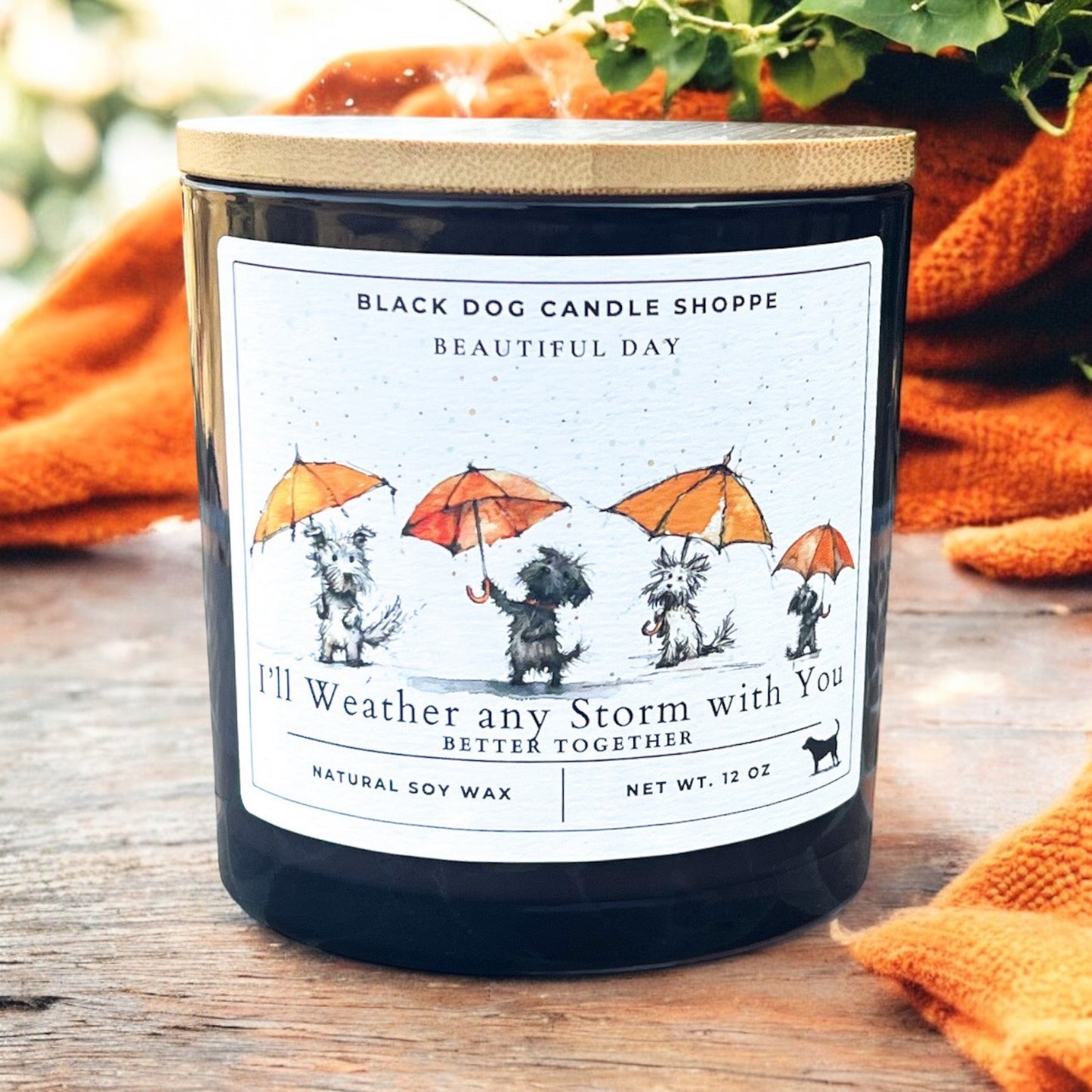 I’ll Weather any Storm with You Double WIck Candle