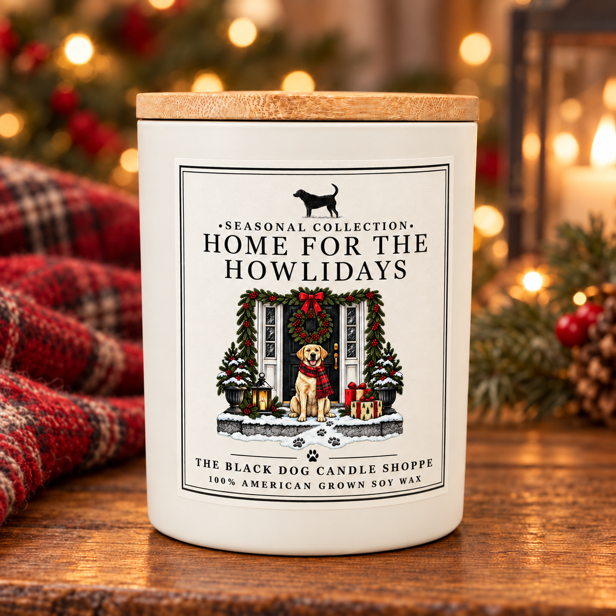 Home for the Howlidays Candle