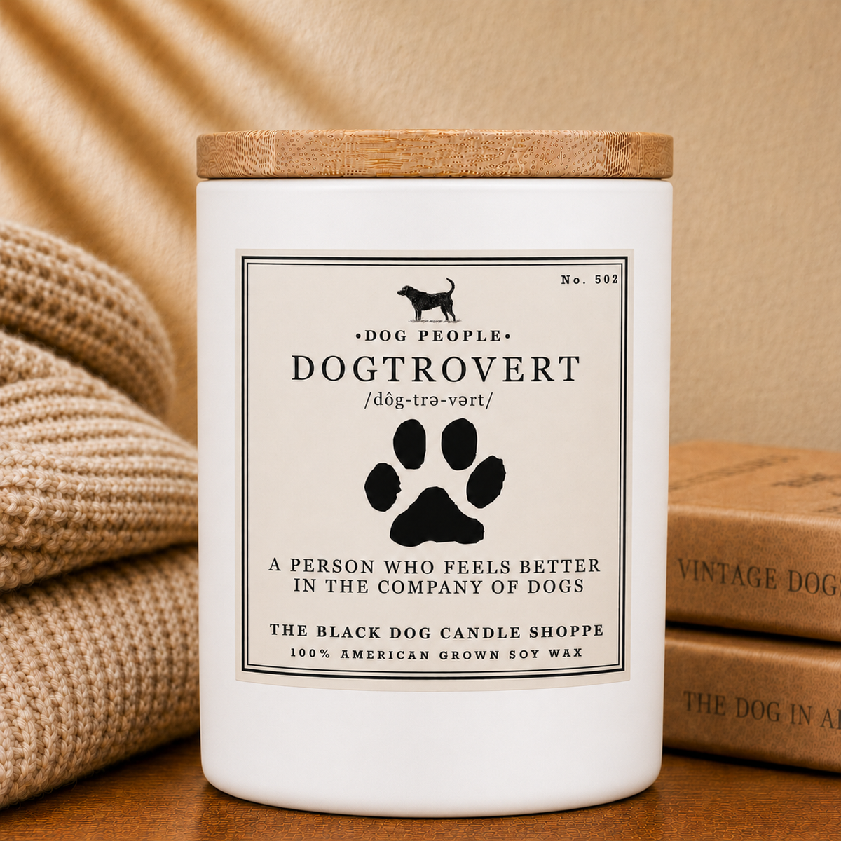 Dogtrovert Dog Lover Candle