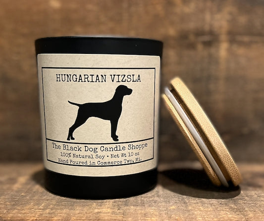 Hungarian Vizsla Dog Breed Candle
