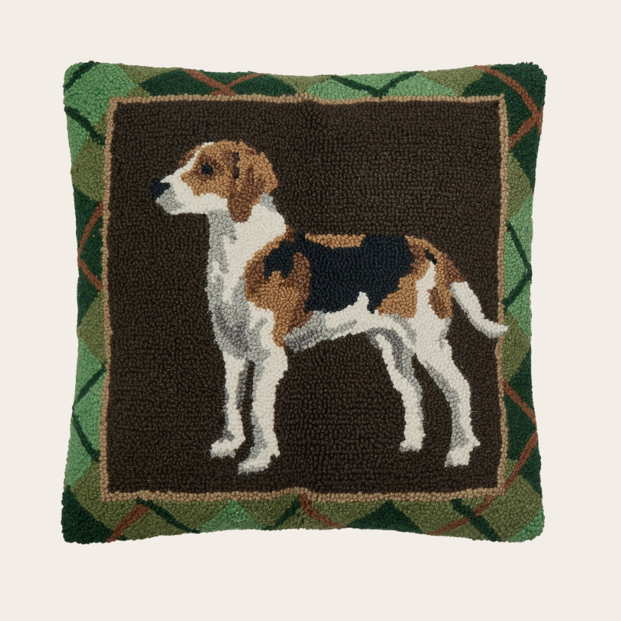 Foxhound Hook Pillow