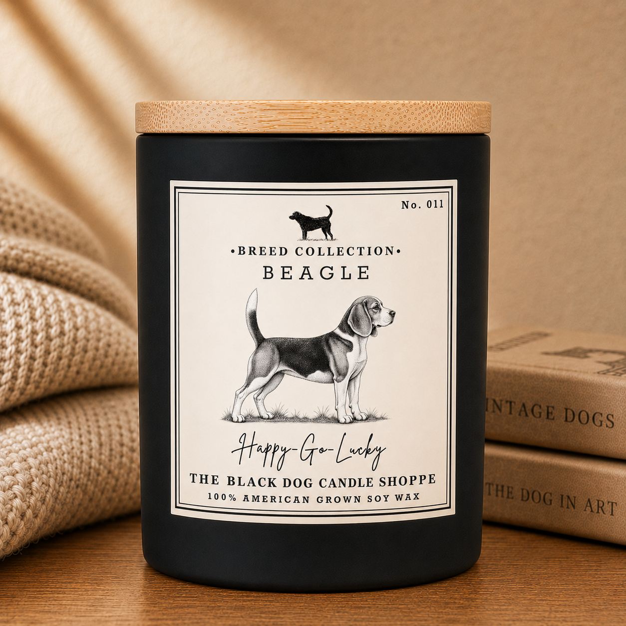 Beagle Dog Breed Candle