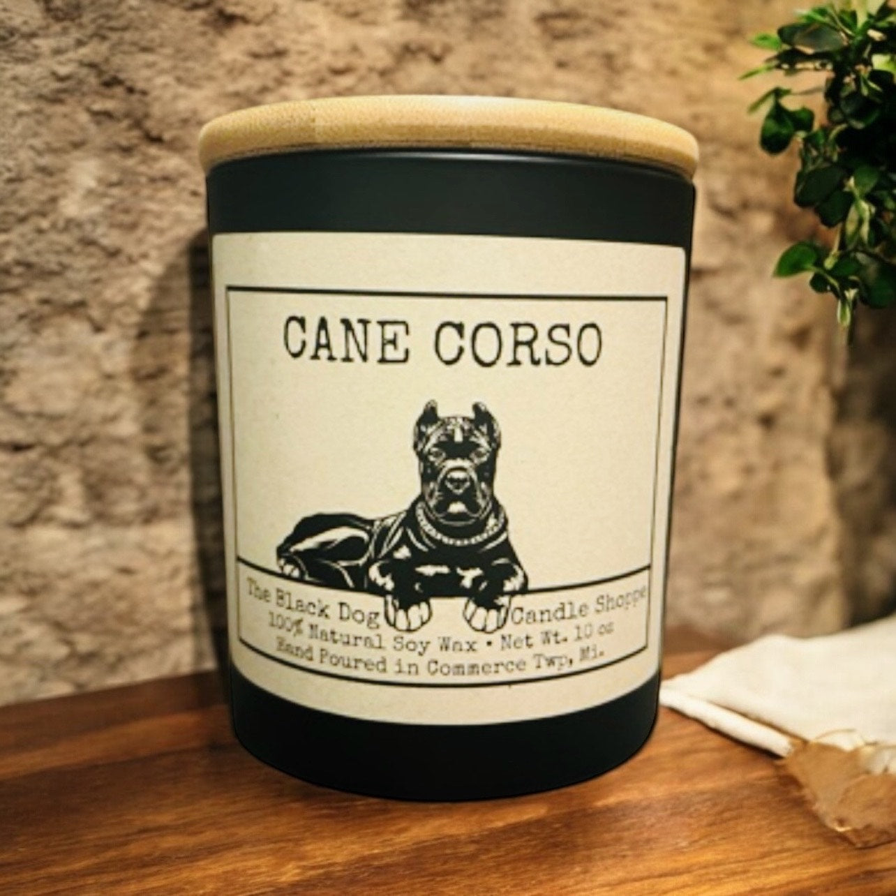 Cane Corso Dog Breed Candle