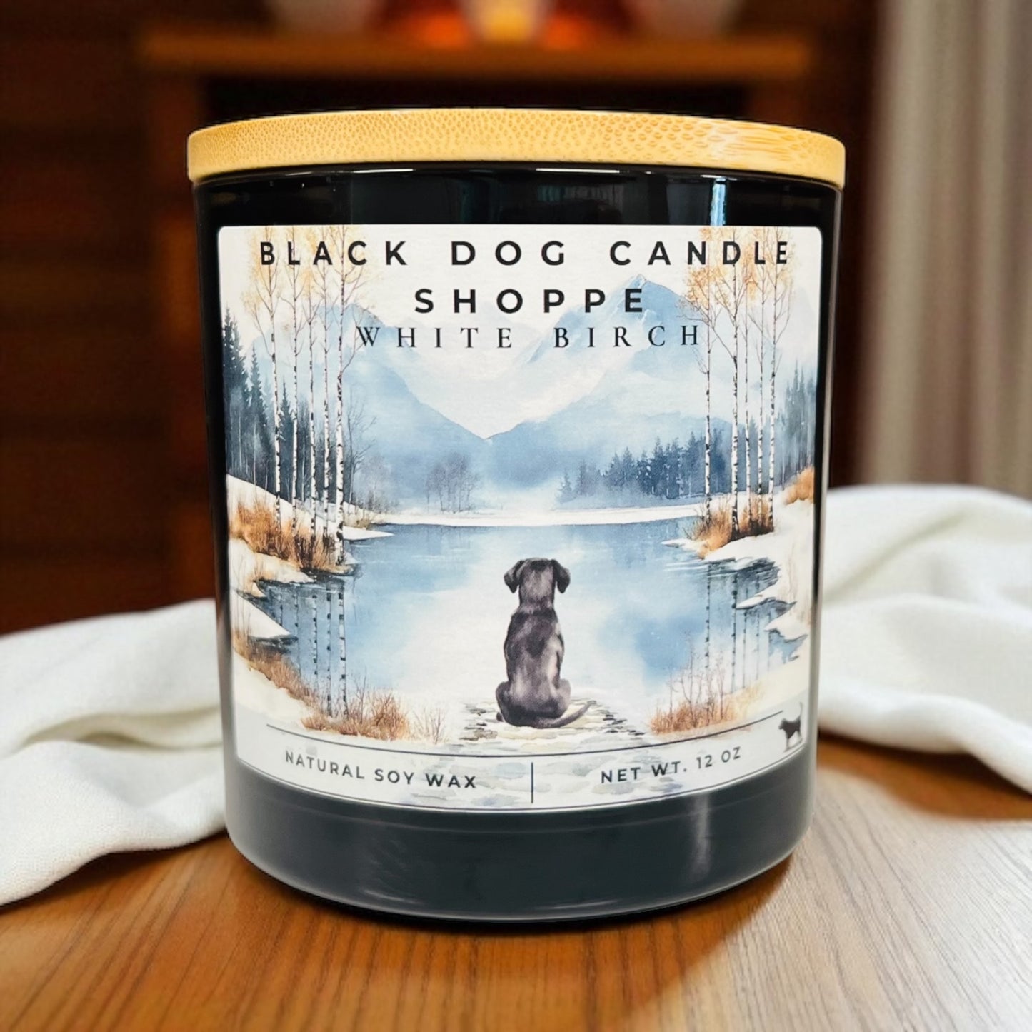 White Birch Winters Pause Double Wick Candle