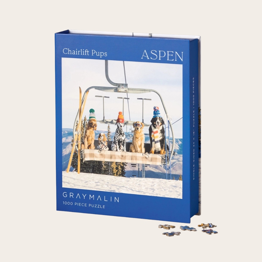 Gray Malin Aspen 1000 Piece Book Box Puzzle