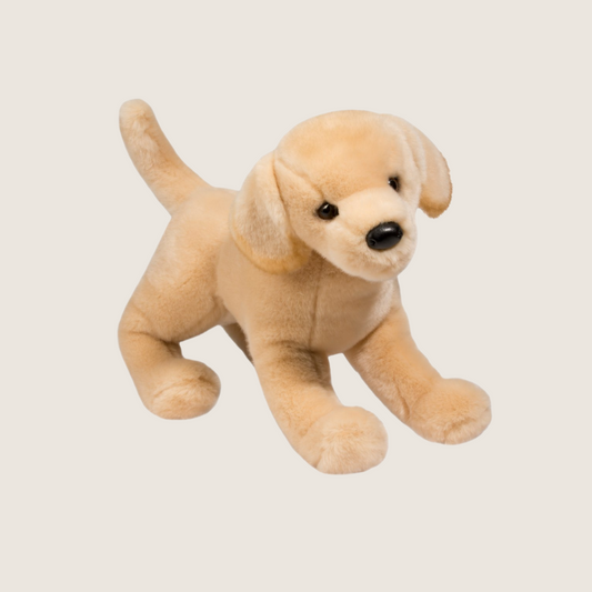 Yellow Lab Plush Dog