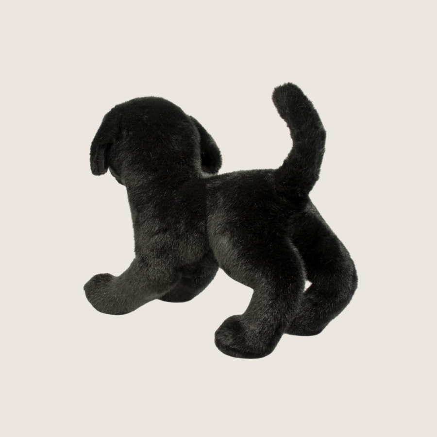 Black Lab Plush Dog