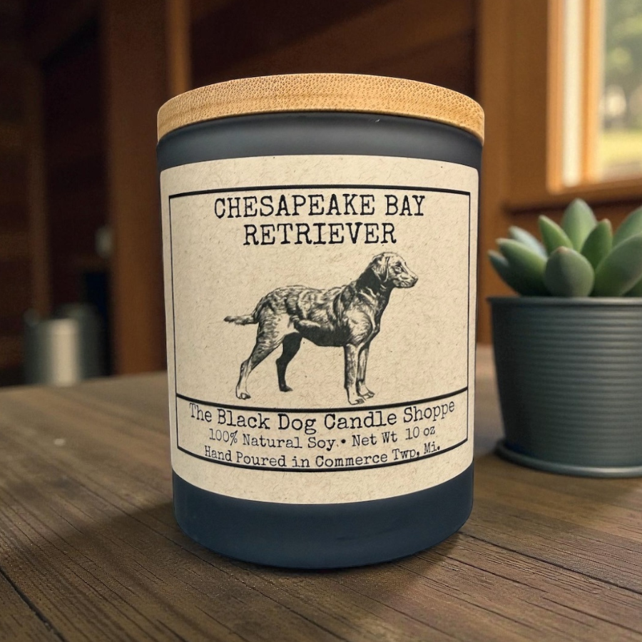 Chesapeake Bay Retriever Dog Breed Candle