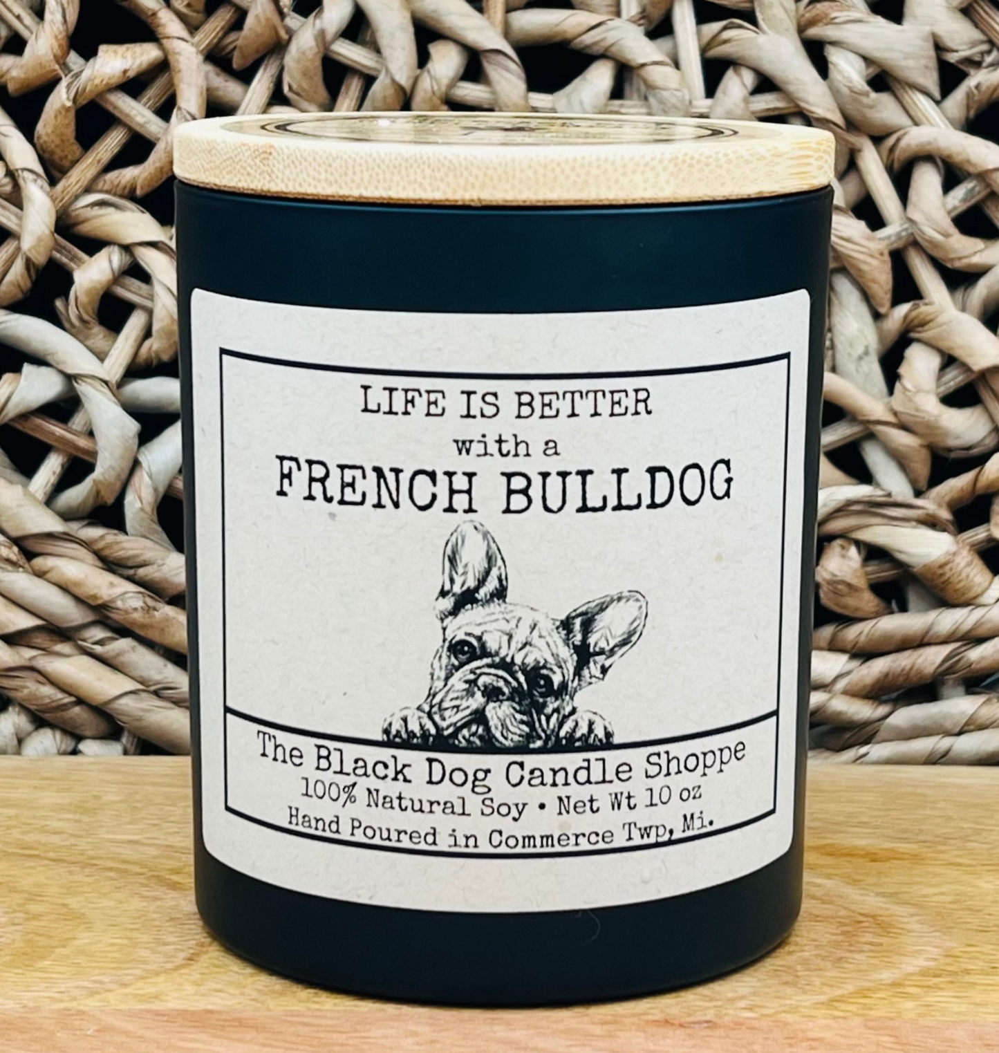 French Bulldog Dog Breed Candle