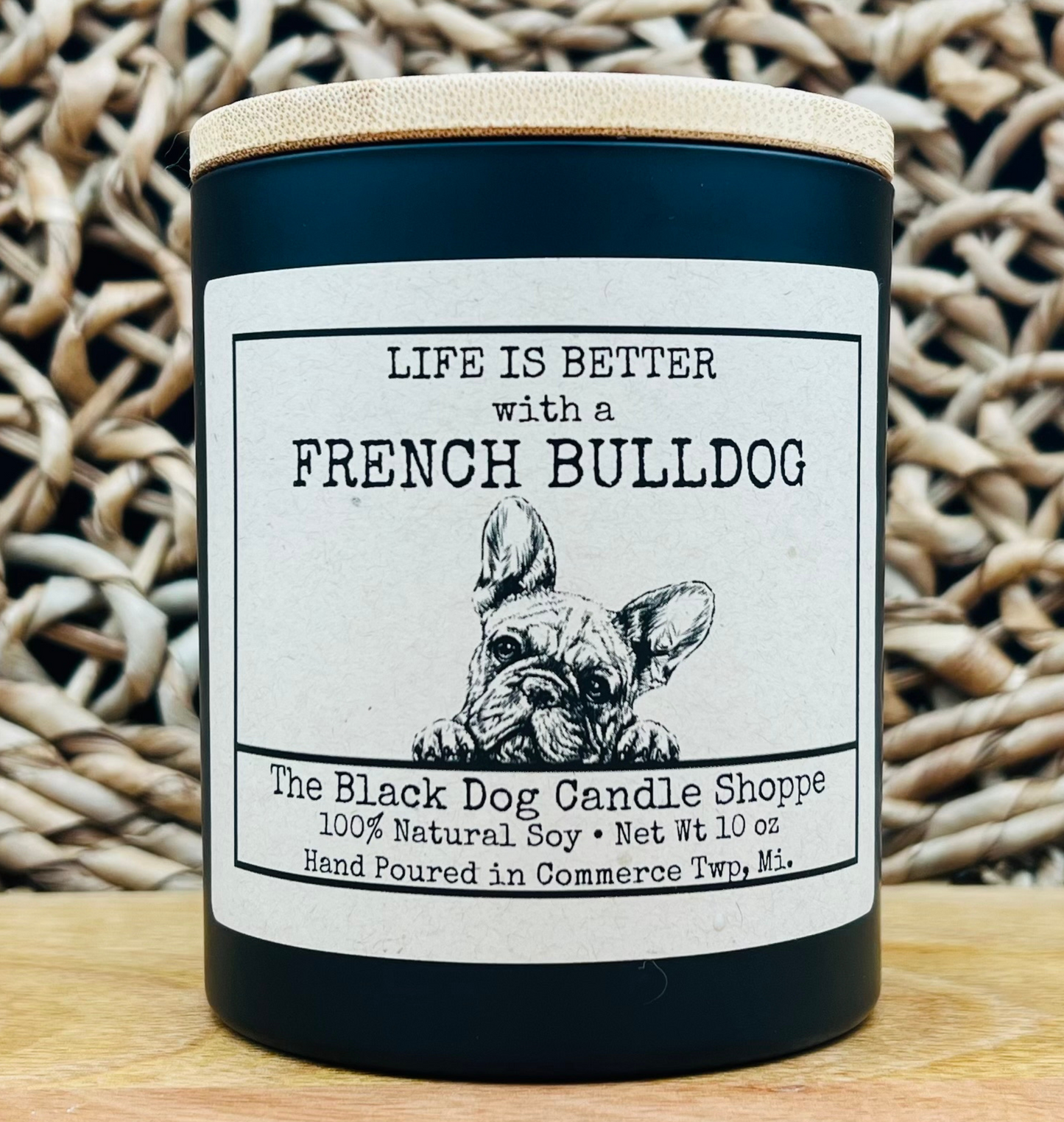French Bulldog Dog Breed Candle