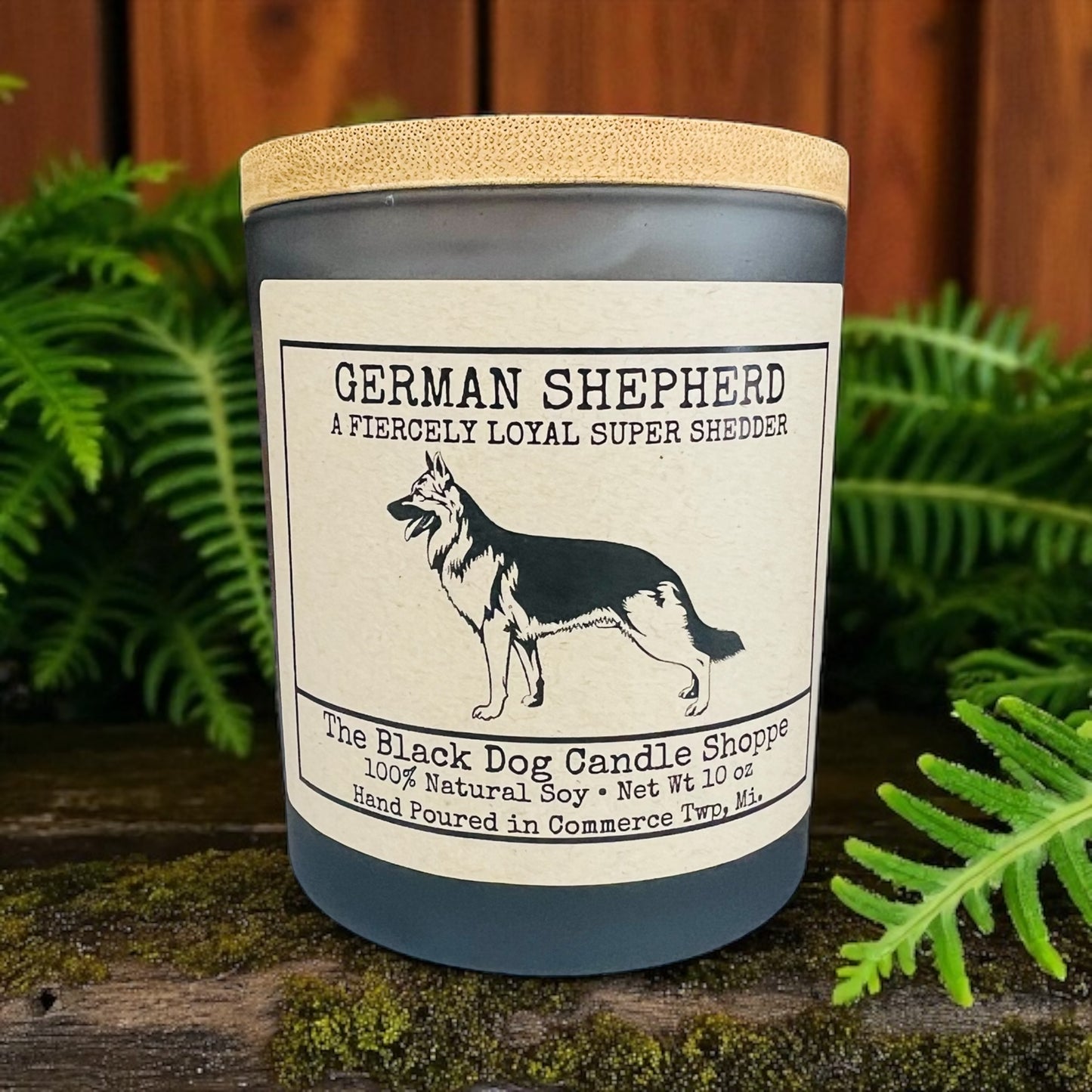 German Shepherd Dog Breed Candle