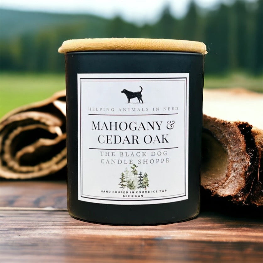 Mahogany Cedar Wood Classic Candle