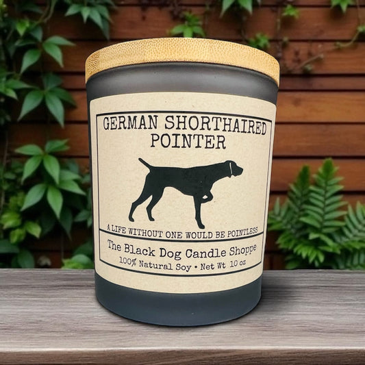 German Shorthaired Pointer dog Breed Candle