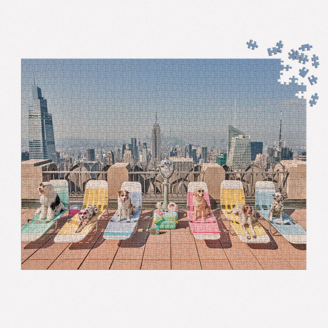 Gray Malin the Dogs of New York City 1000 Piece Puzzle