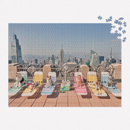 Gray Malin the Dogs of New York City 1000 Piece Puzzle