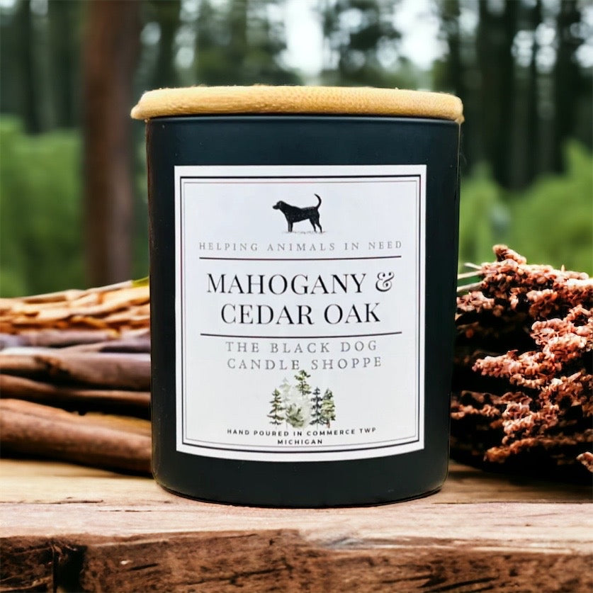 Mahogany Cedar Wood Classic Candle