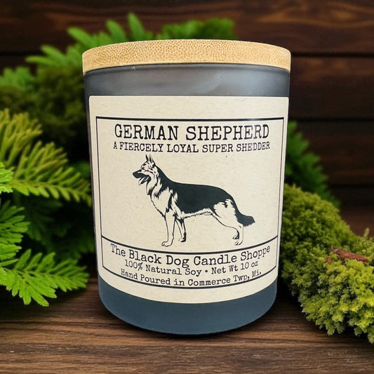 German Shepherd Dog Breed Candle