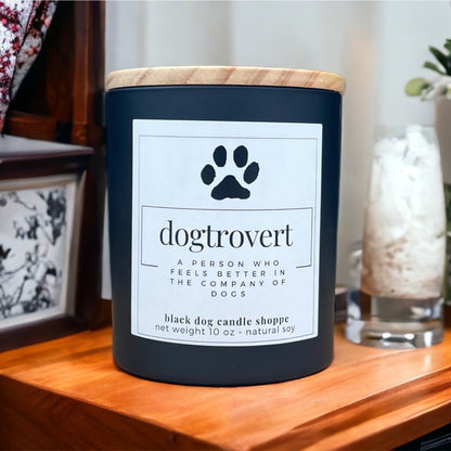 Dogtrovert Dog Lover Candle