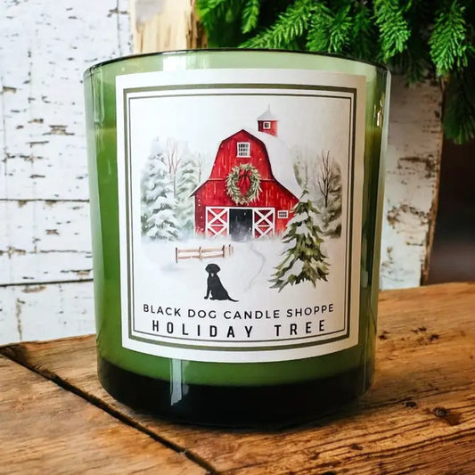 Holiday Tree Double Wick Large Candle