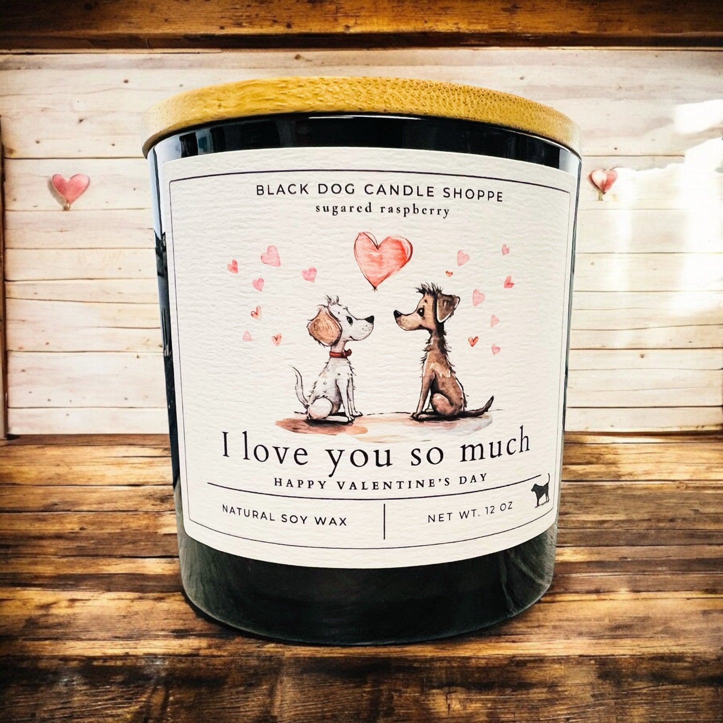 I Love You So Much Double Wicked Valentines Candle