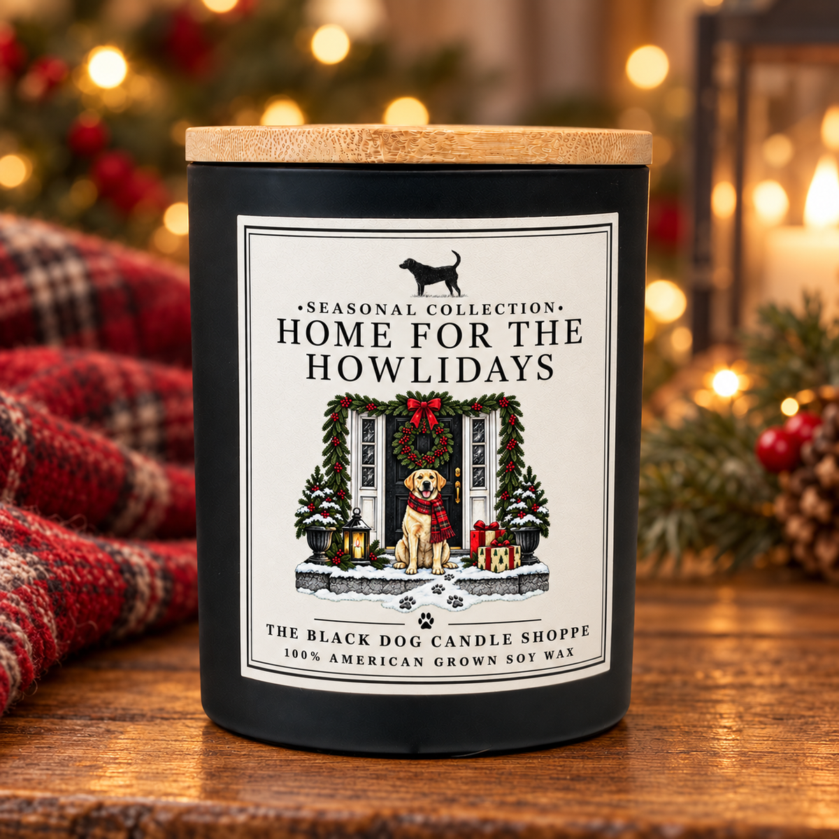 Home for the Howlidays Candle