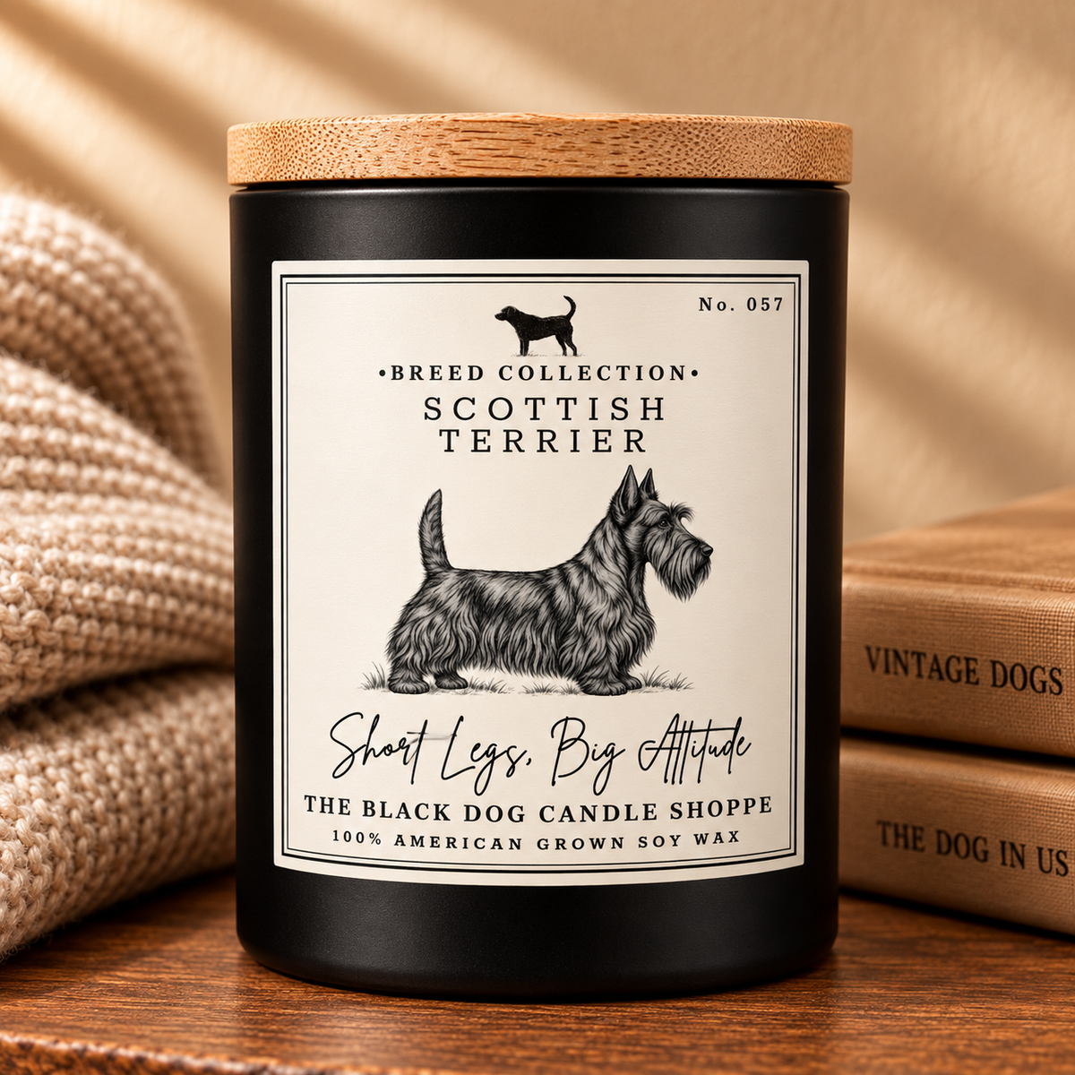 Scottish Terrier Dog Breed Candle