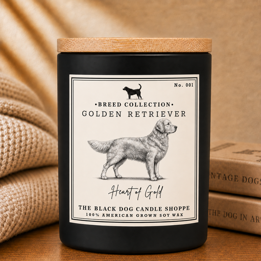 Golden Retriever Dog Breed Candle