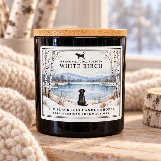 White Birch Winters Pause Double Wick Candle