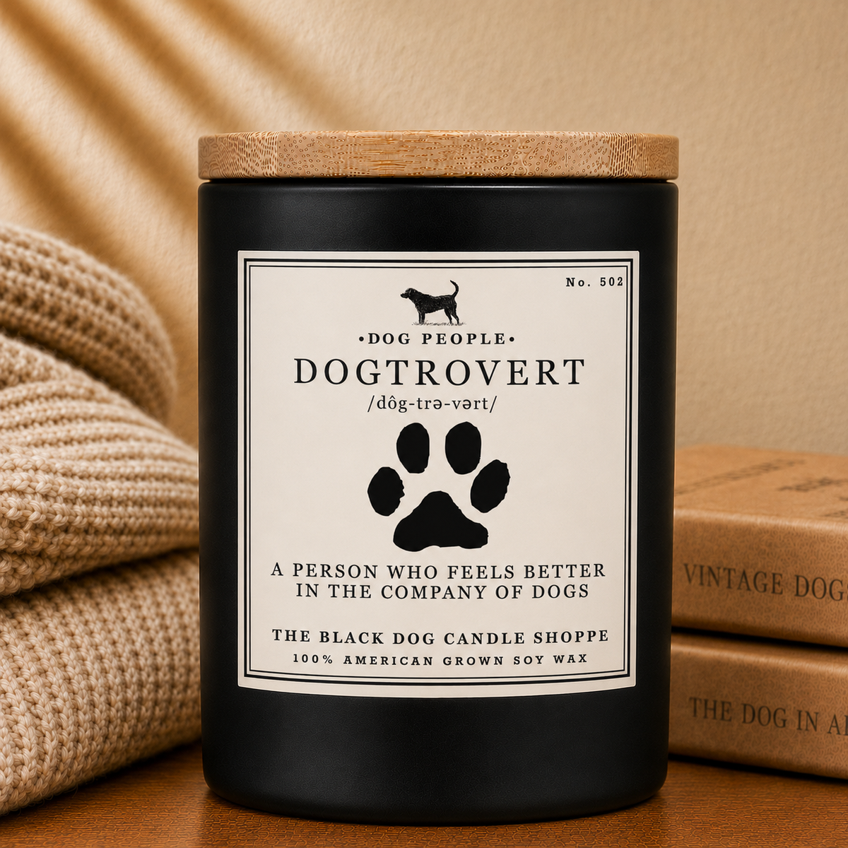 Dogtrovert Dog Lover Candle