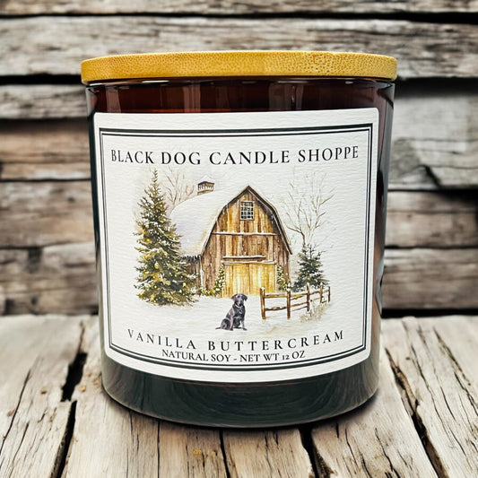 Winter Barn Double Wick Vanilla Buttercream Candle