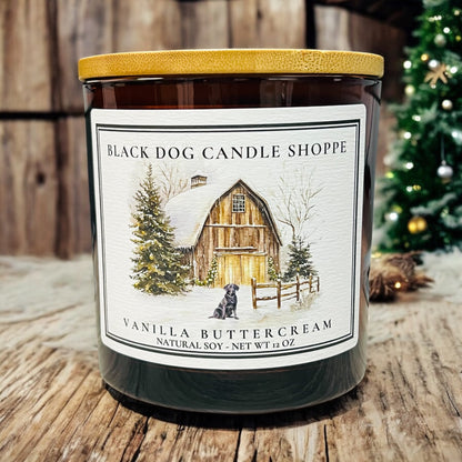 Winter Barn Double Wick Vanilla Buttercream Candle