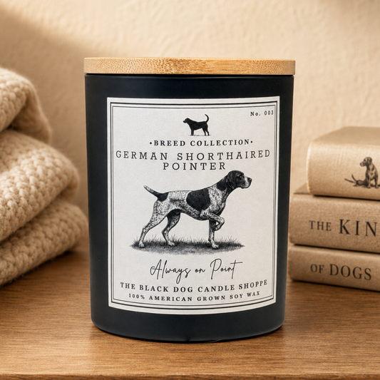 German Shorthaired Pointer dog Breed Candle