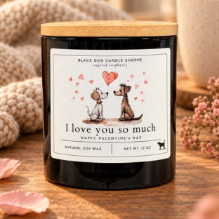 I Love You So Much Double Wicked Valentines Candle