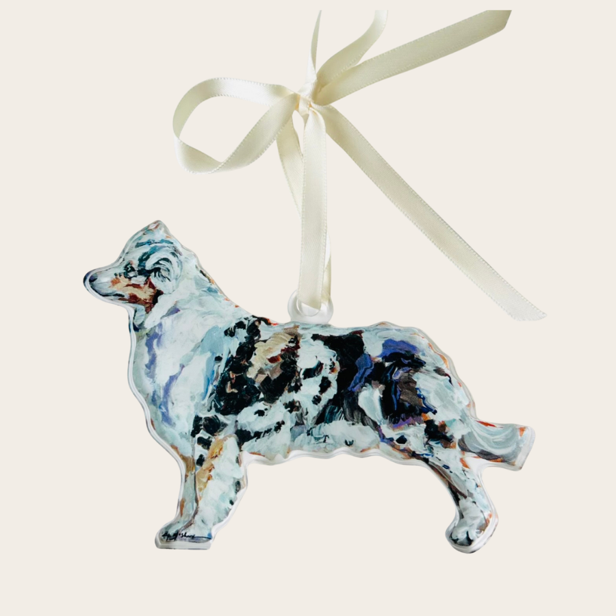 Australian Shepherd Blue Merle Ornament