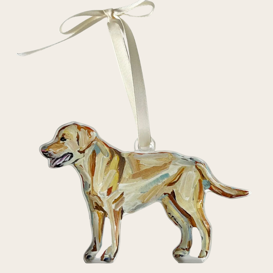 Yellow Lab Ornament