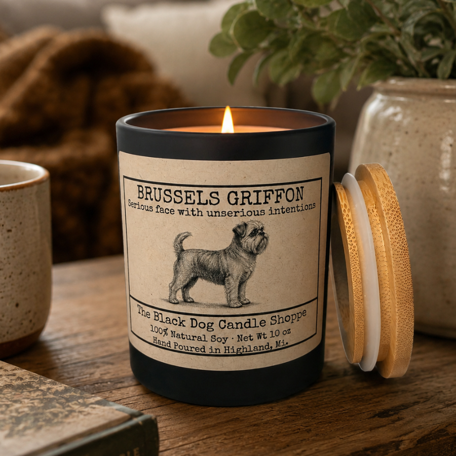 Brussels Griffon Dog Breed Candle