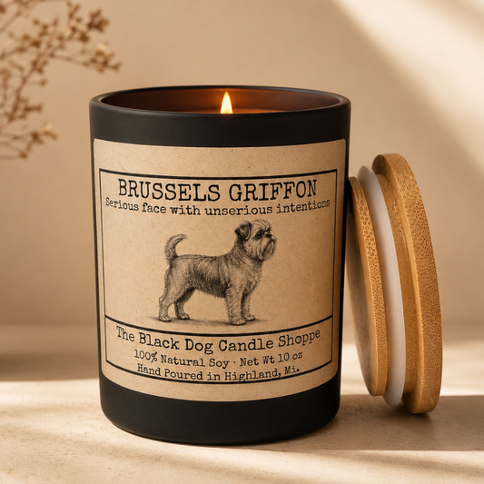 Brussels Griffon Dog Breed Candle