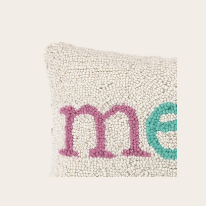 Merry Multi Christmas Hook Pillow