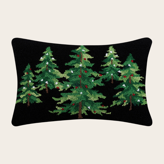 Country Christmas Hook Pillow