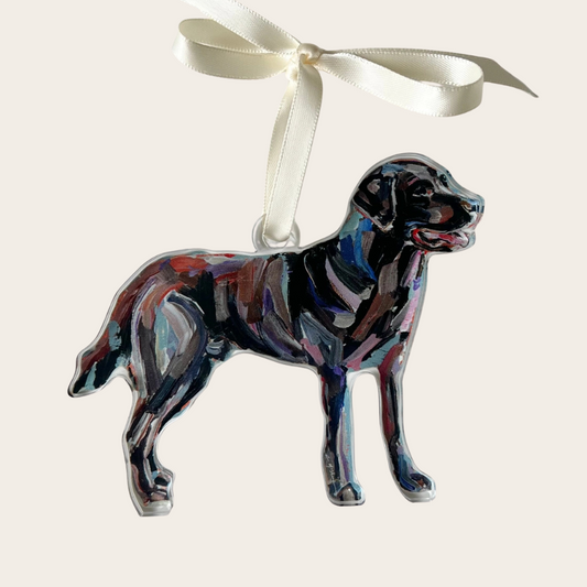 Chocolate Lab Ornament