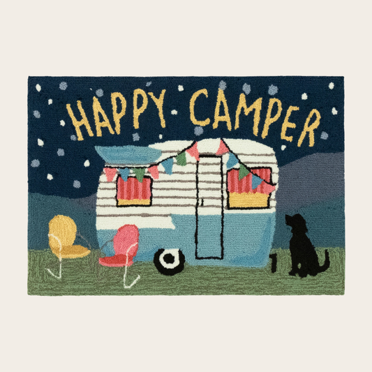 Frontporch Happy Camper Indoor/Outdoor Rug