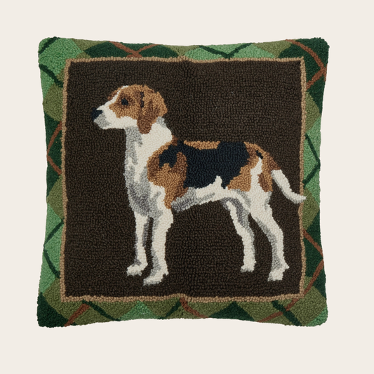 Foxhound Hook Pillow
