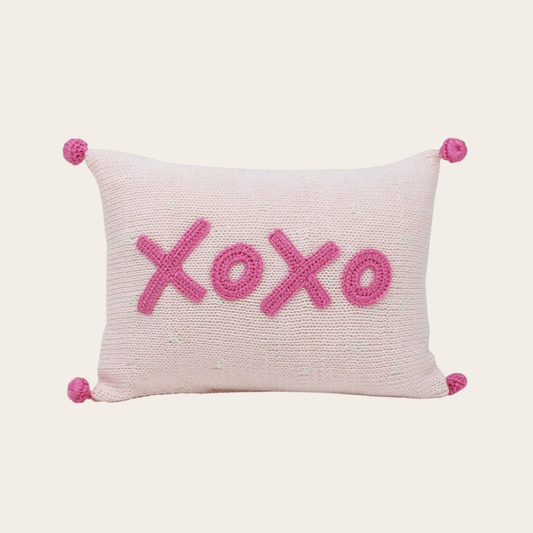 Xoxo Mini Pillow - Pink