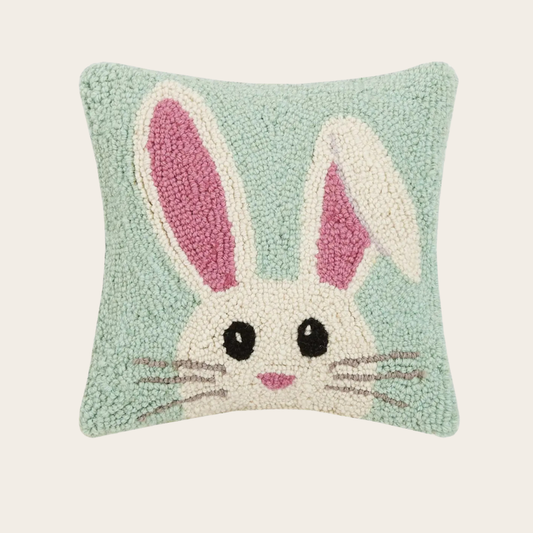 Hello Easter Bunny Hook Pillow