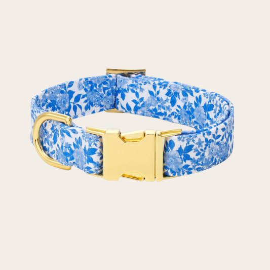 Blue Roses Spring Collar