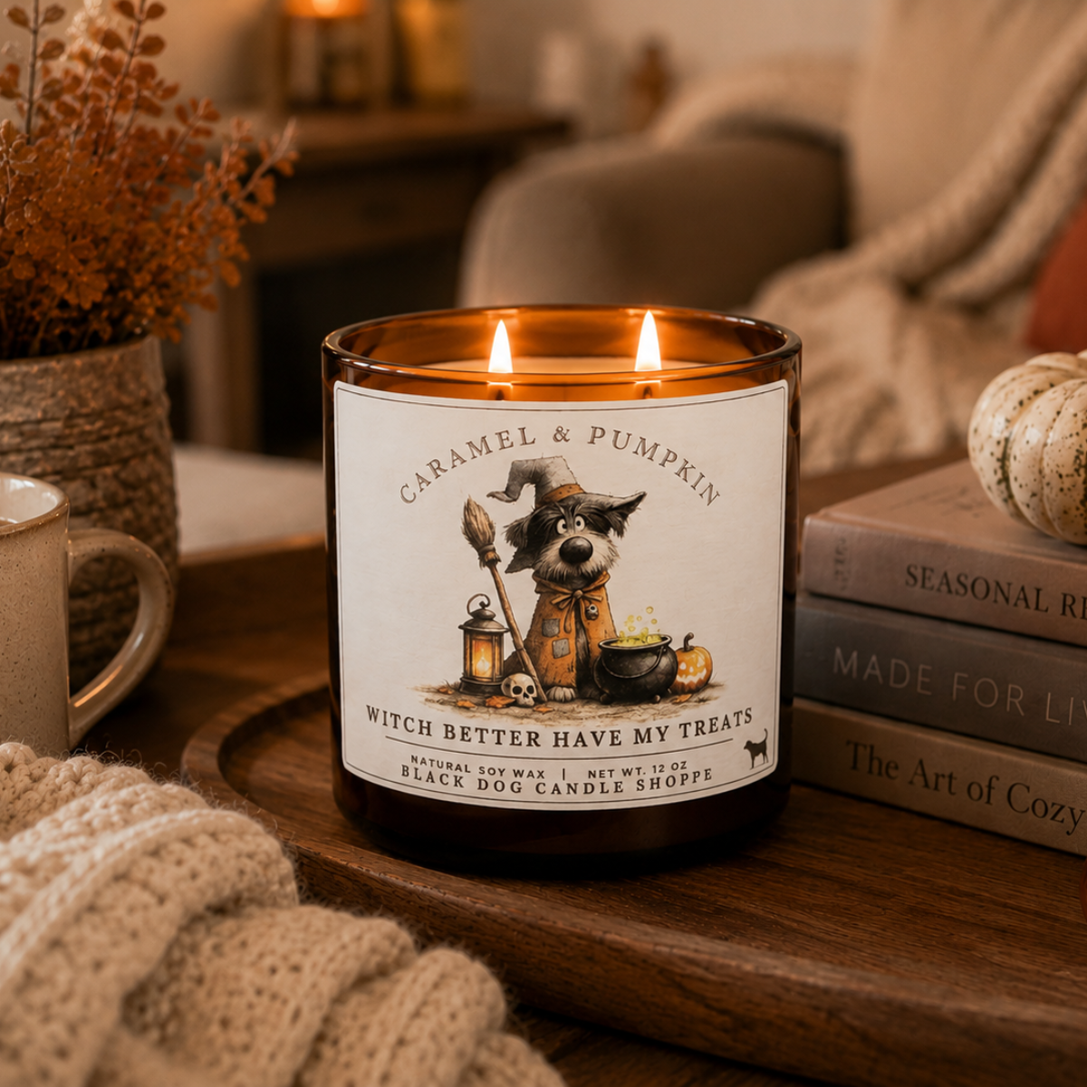 Witch Better Have my Treats Double Wick Candle