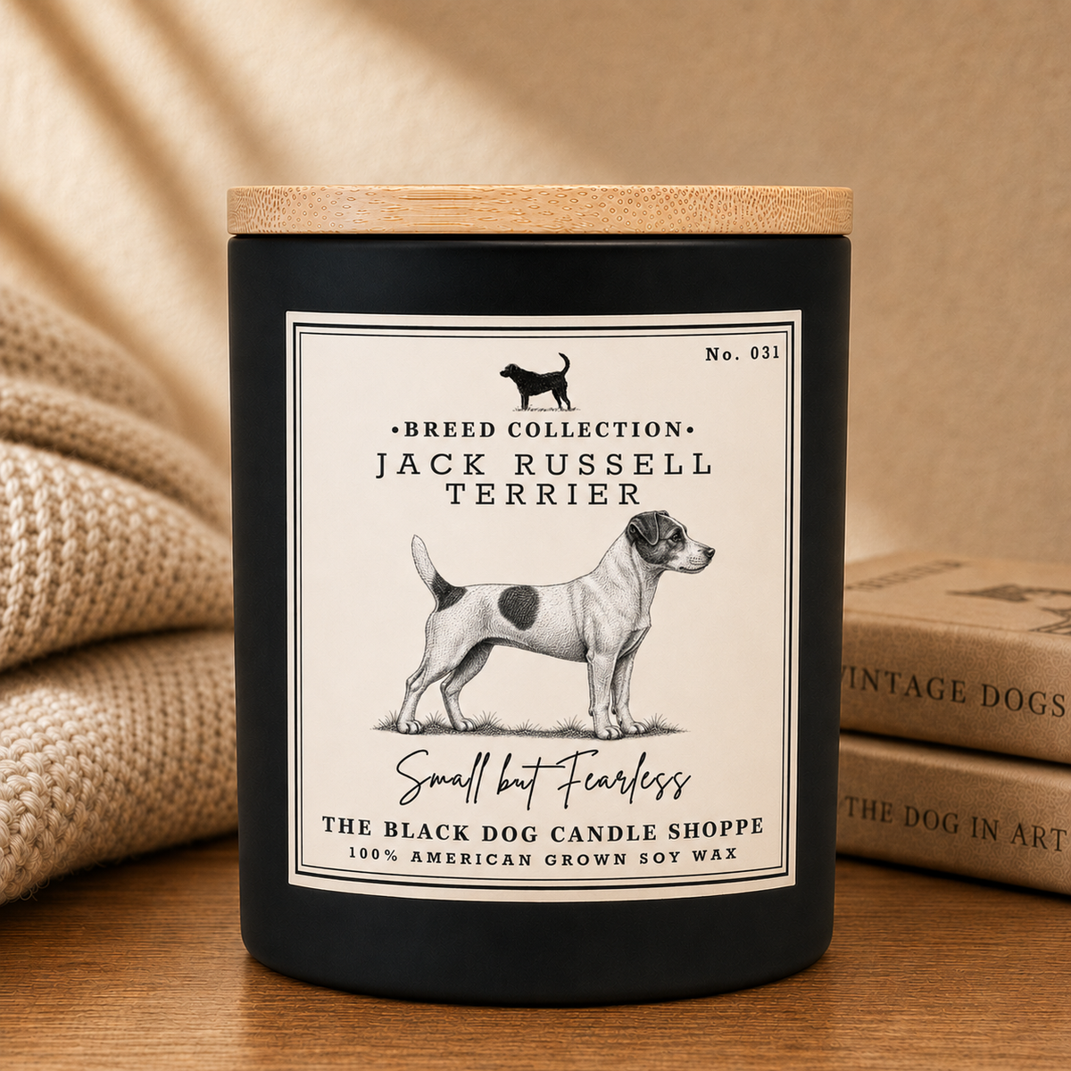Jack Russell Dog Breed Candle