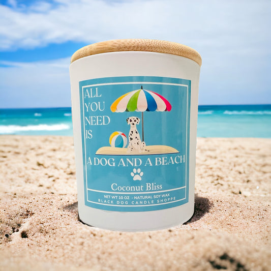 All You Need Is a Dog and a Beach - Coconut Bliss